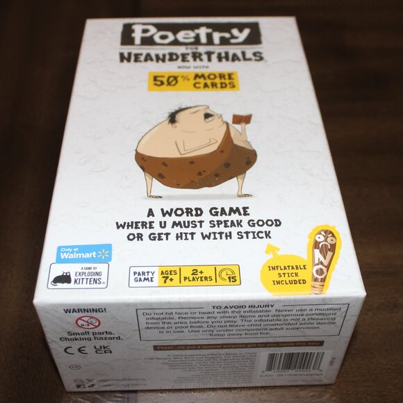 3/$55❤️new Poetry For Neanderthals Now With 50% More Cards Game Exploding Kitten - Picture 5 of 8